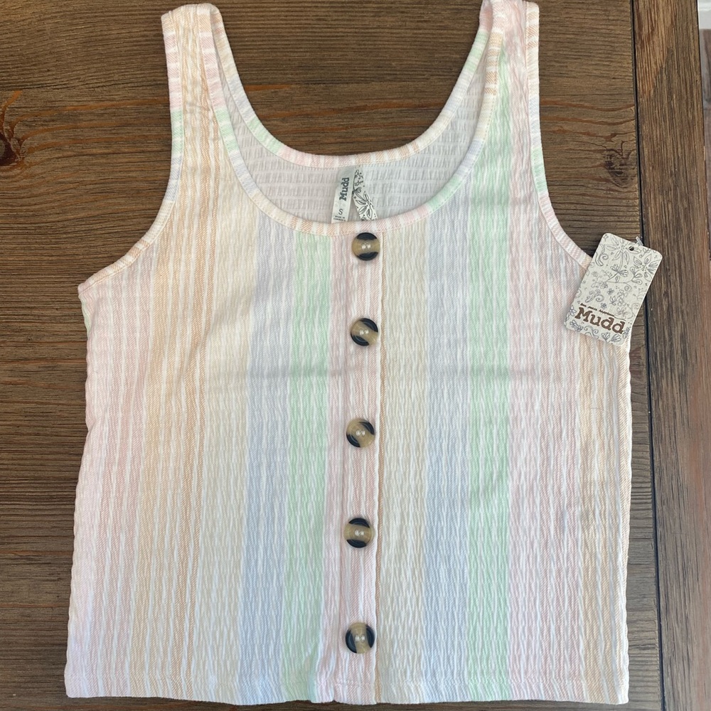 Rainbow Crop Tank